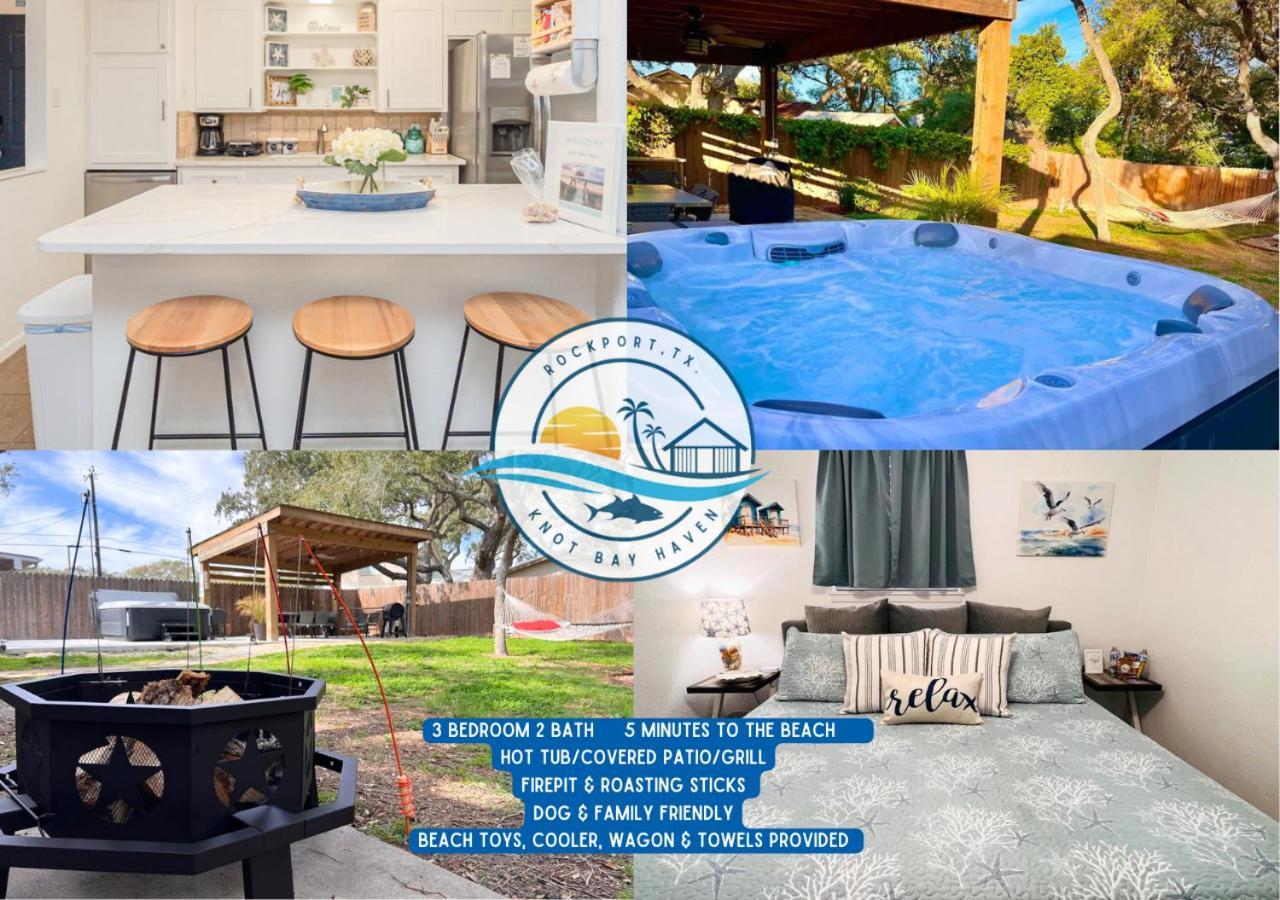 Knot Bay Haven, Dog Friendly, Hot Tub, Fenced Yard, Patio And Grill, 3 Br Villa Rockport Eksteriør bilde
